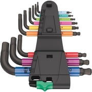 Wera 133164 Multicolor 2 Metric Hex-Plus L-key Set, BlackLaser