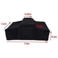 thumbnail image 3 of 1.4m Travel Cover Roof Top Tent Camp Er Trailer Waterproof 4x4 Rack Free Black, 3 of 4