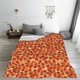 thumbnail image 5 of Fotbe Pizza Manta de Franela Acolchonada con Estampado, Súper Suave y Esponjosa, Extra Grande para Sofá, Cama, Uso Todo el Año-50"x40", 5 of 7