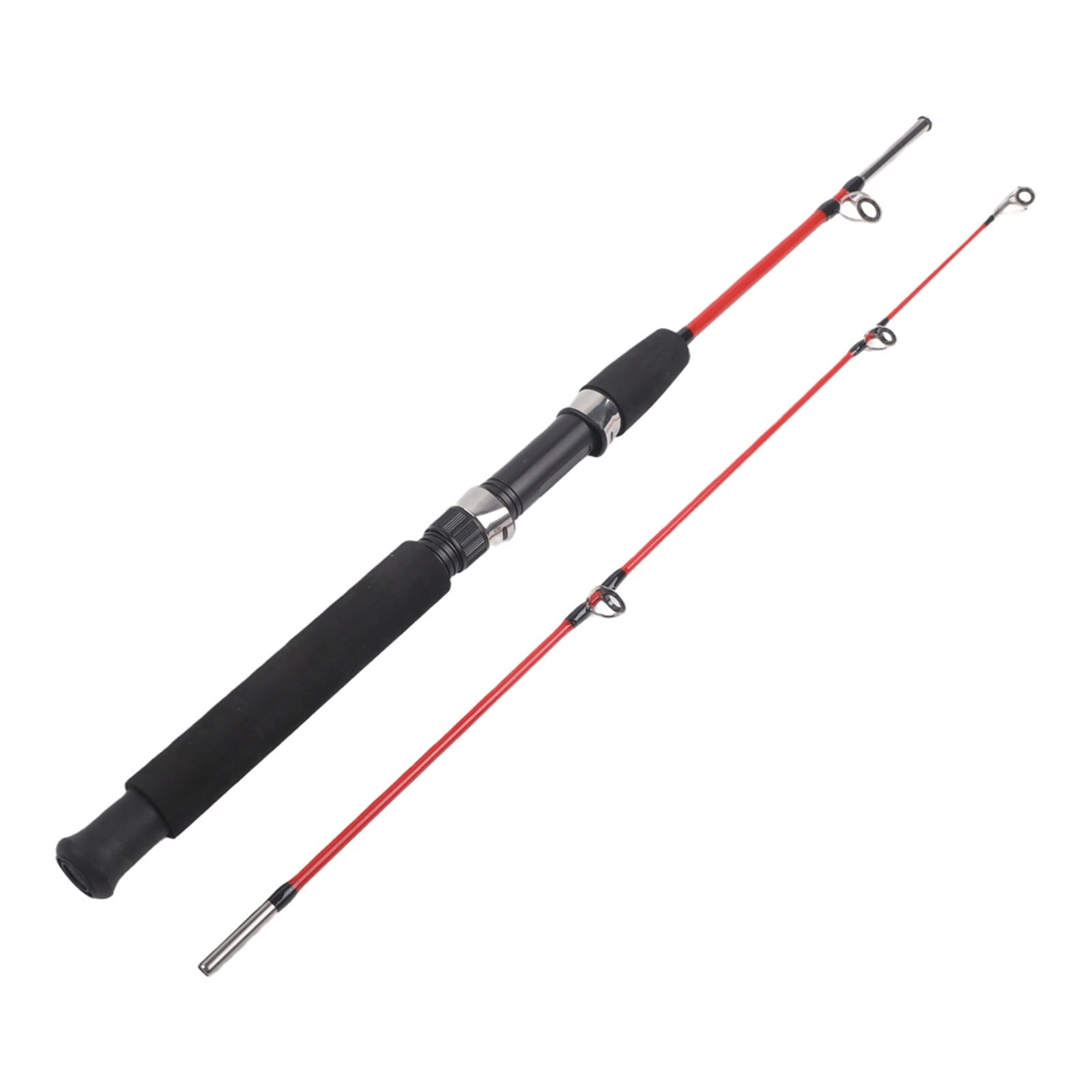 Fishing Rod 1m Lightweight Frp Spinning Pole for Outdoor Use Red or Green