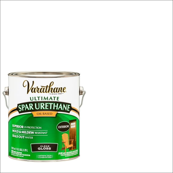 2 Pack, Clear (350 Voc), Varathane Exterior Gloss Wood Ultimate Spar Urethane Oil-Based- Gallon