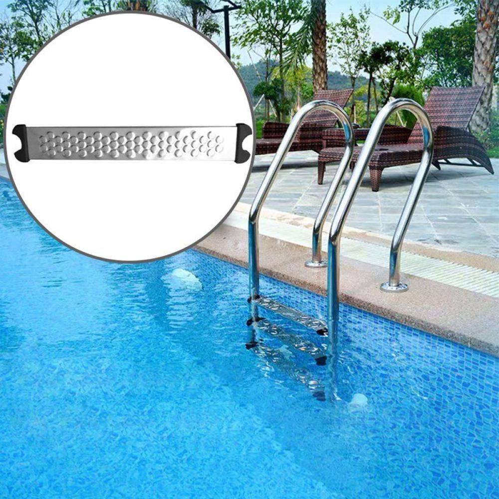 Ladder Steps Thick Swimming Pool Pedal Pool Ladder Mat Replacement Ladder Rung Steps Premium Stainless Steel Anti Slip Swimming Pool Pedal Accessory