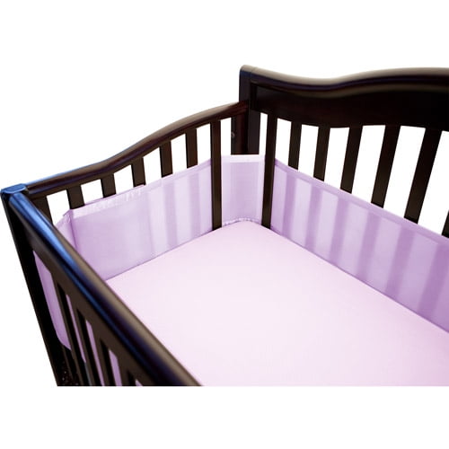 BreathableBaby Breathable Mesh Crib Liner Classic Collection Orchid