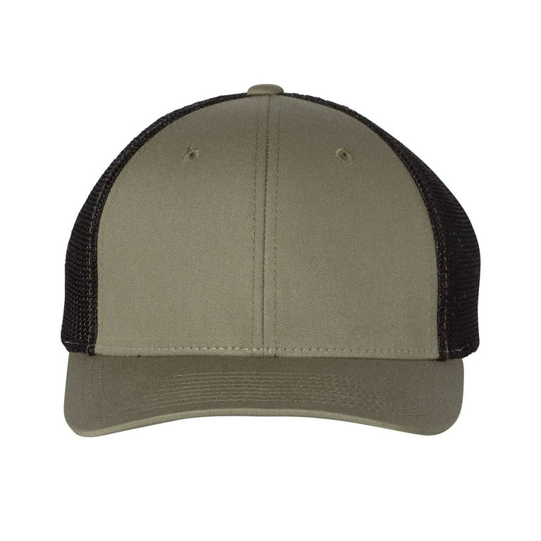 Fitted Trucker with White Richardson by R-Flex Black/ / - L/XL