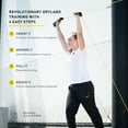 thumbnail image 3 of FINIS Slide Dryland Trainer - Resistance Training Exercise Bands to Improve Strength and Form - Dual-Handled Resistance Stretch Bands for All Ages - 7mm Resistance, Yellow, 3 of 11