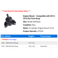 thumbnail image 2 of Engine Mount - Compatible with 2014 - 2016 Kia Forte Koup 2015, 2 of 3