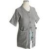 Maternity Short-Sleeve Long Cardigan