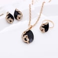 thumbnail image 7 of SmartBy Women Jewelry Set Shiny Water-Drop Shape Rhinestone Necklace Earrings Ring Gift, 7 of 7