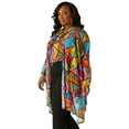 thumbnail image 4 of Ashley Stewart Women's Plus Printed Collared Shrug, Sizes 10/12-26/28, 4 of 4
