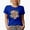 Royal Blue, variant on Create Your Own Magic, Walk Your Own Path, Retro Boho Mushroom Art Merch Gift, Navy Blue T-Shirt, Medium