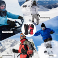 thumbnail image 5 of Guantes de esquí Guantes de nieve de invierno Guantes impermeables para clima frío, 5 of 5