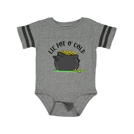

Inktastic St. Patrick s Day Lil Pot of Gold Gift Baby Boy or Baby Girl Bodysuit