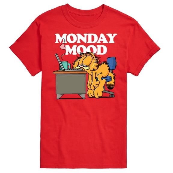 Garfield - Monday Mood - Men's Short Sleeve Graphic T-Shirt