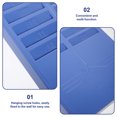 thumbnail image 2 of Wall-mounted Attendance Cards Shelf Information Cards Rack Retractable Time Cards Storage Rack, 2 of 6