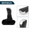thumbnail image 5 of Unique Bargains Gear Shifter Knob w/ Cover 6 Speed Manual Stick Shifter Knob for Skoda Fabia MK1 2000-2008 Faux Leather, 5 of 6