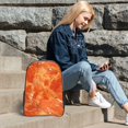 thumbnail image 7 of 16 Inch Transparent Backpack With Lightweight And Durable Design Without Pockets Transparent For Work Business Travel Sports Orangered Marble_1, 7 of 7