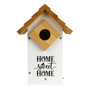 Wild Wings Farmhouse Cedar Bluebird House, White