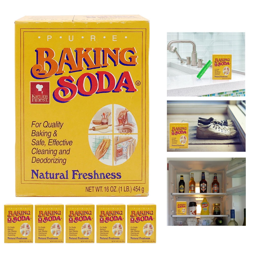 6 Pack Baking Soda Refrigerator Fridge Odor Neutralizer Air Freshener