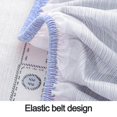 thumbnail image 3 of 180x200CM Sábana - Sábana ajustable individual con bolsillo profundo - Se adapta a colchones - Sábana suave y antiarrugas - 1 sábana ajustable solamente, 3 of 5