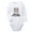 White, variant on Namaste Up All Night Funny Rompers, Newborn Baby Unisex Bodysuits, Infant Jumpsuits, Toddler 0-12 Months Kids Long Sleeves Oufits (Gray, 6-12 Months)