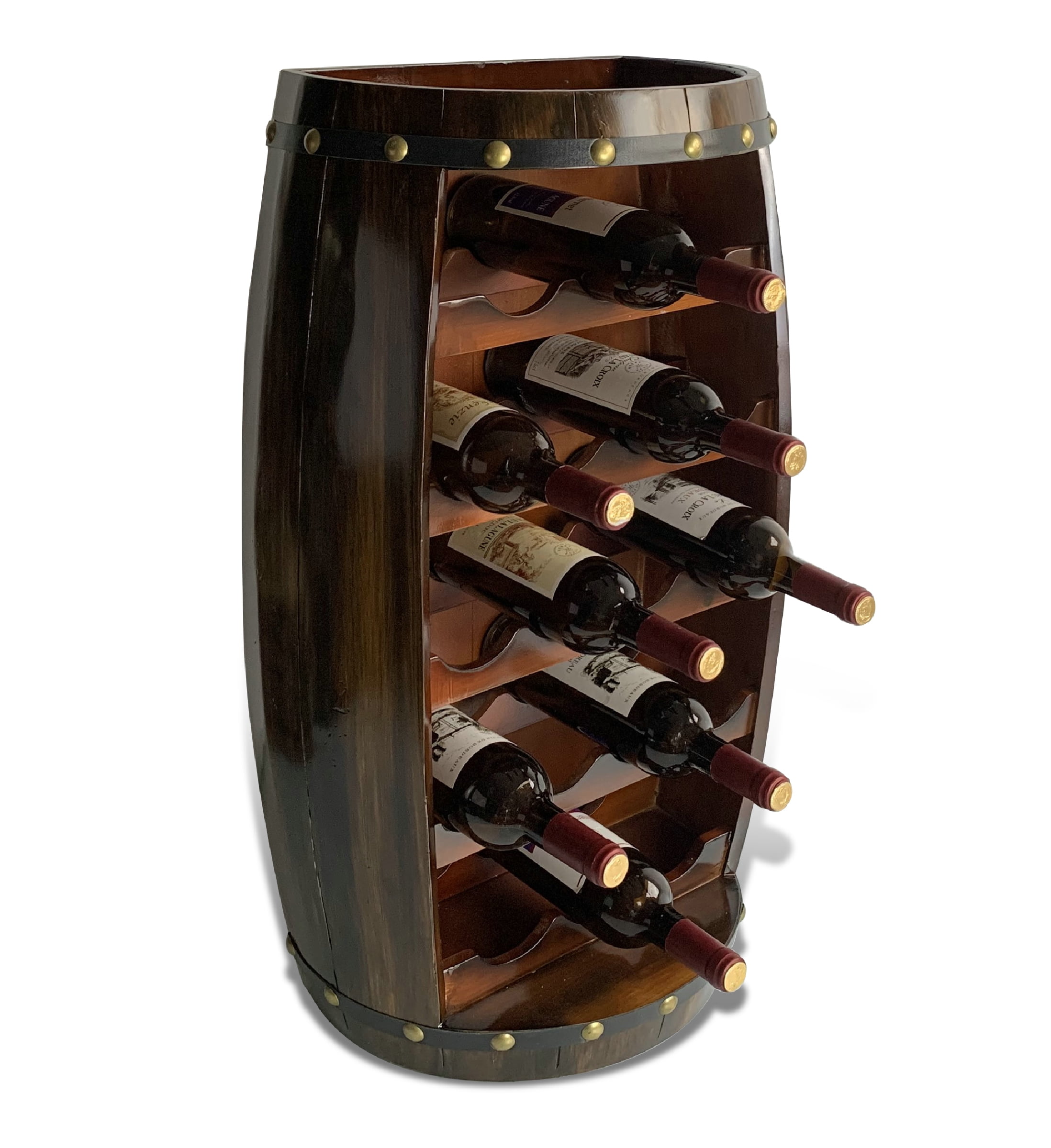 1 Pair Front/Rear Choose Your Size 3/4Thick 8 Length Cedar Wood Bottle Wine Rack