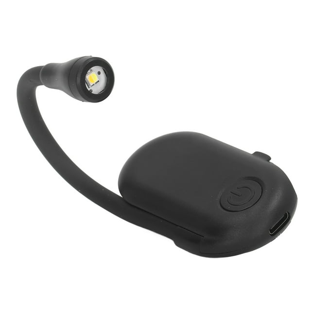 Luz de Lectura de Libros Recargable Por USB, 3 Niveles de Brillo, Clip Flexible Ajustable, Luz de Lectura Nocturna