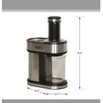thumbnail image 4 of Total Chef 3-in-1 Automatic Electric Vegetable Spiralizer Slicer, Black, 4 of 22