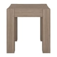 thumbnail image 2 of Henn&Hart 22" Antiqued Gray Oak MDF Side Table, 2 of 8