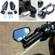 thumbnail image 4 of Espejos Retrovisores Laterales Con Mango De Barra De Aluminio Negro Trasero Universal Para Motocicleta Inevent VI009262-02, 4 of 5