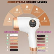 Yoovee IPL Laser Hair Removal Device – Ideal for Bikini Areas & Beyond, Enhanced with 999,999 Flashes, FDA Approved