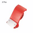 thumbnail image 3 of Unique Bargains 3'' Packing Tape Dispenser Heavy Tapes Cutter Adjustable Sealer, Red 2 Pack, 3 of 5
