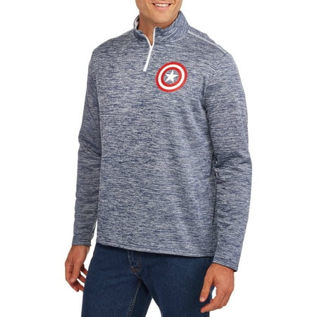 Big Mens Graphic 1/4 Zip, 2XL