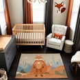 thumbnail image 1 of Fox Rug for Nursery and Kids Rooms - Foxy Hero, 1 of 5