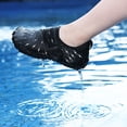 thumbnail image 6 of GobdXE Kids Boys Girls Hook and Loop Barefoot Water Shoes Non Anti Collision Soft Sole Aqua Beach Pool Outdoor Walking Shoes 10-10.5 Years,Black, 6 of 7