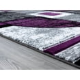thumbnail image 5 of United Weavers Drachma Attica Modern Abstract Area Rug, Plum, 5'3" x 7'6", 5 of 5