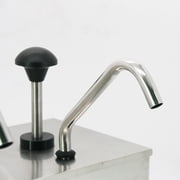 INTSUPERMAI Sauce Jam Dispenser Pump Squeeze Condiment Dispensing Stainless Steel