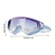 thumbnail image 3 of Gafas de Natación para Adultos - Marco Grande de Silicona, Lentes Degradadas Galvanizadas, Visión Clara Anti-Vaho, Correa Ajustable, Gafas de Natación Profesionales Unisex., 3 of 4
