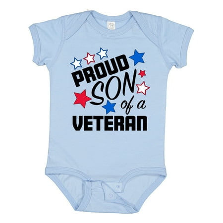 

Inktastic Proud Son of a Veteran- Veterans Day Gift Baby Boy Bodysuit
