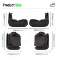 thumbnail image 2 of unique For Honda Civic 2012 2013 2014 2015 Fender Mudguard Mud Flaps Guard Splash Flap Mudguards Car Accessories, 2 of 5