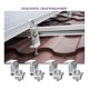 thumbnail image 4 of 4 paquetes de soportes de montaje para paneles solares Abrazadera de panel final ajustable, 4 of 5