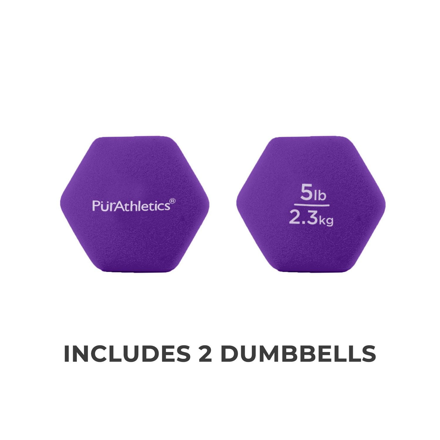 PurAtheltics Ensemble de 5lb Les Poids Libre Pesas Libres