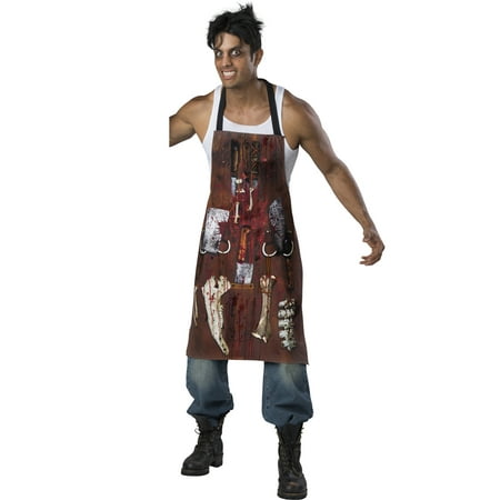 Chop Shop Butcher Mens Adult Meat Cutter Halloween Costume Apron-Os