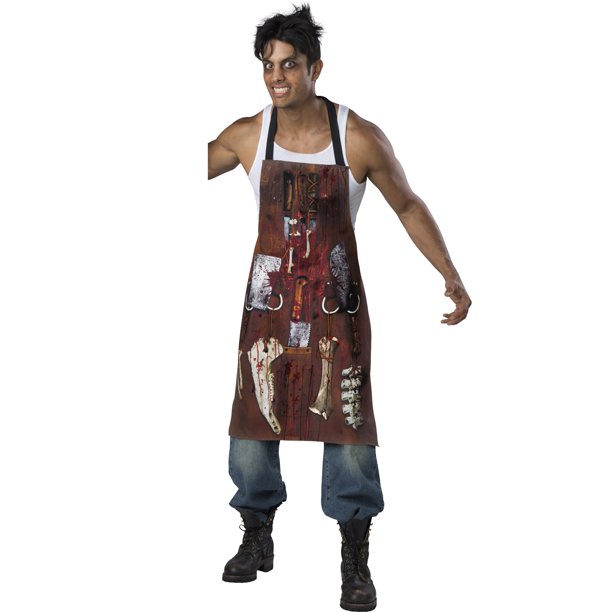 Chop Shop Butcher Mens Adult Meat Cutter Halloween Costume ApronOs