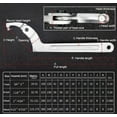 thumbnail image 2 of 7" Adjustable Hook Wrench C Clamp Spanner Tool 19-51mm Motorcycle Spring US Ship, 2 of 5