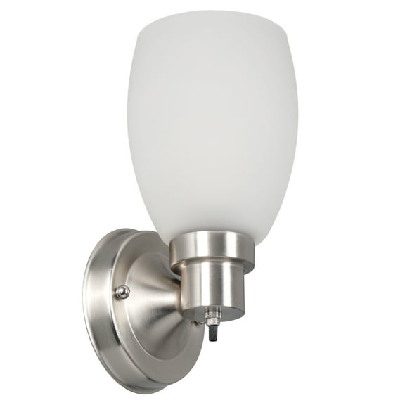 Design House Lydia Wall Light in Satin Nickel