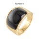 thumbnail image 5 of Anillo Decorativo Sonducket Moda Elegante Unisex Piedra negra tamaño 9, 5 of 6