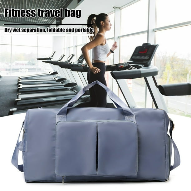 Travel Duffel Tote, Gym Tote ,Carry On Bags For Women With Trolley Sleeve Wet Pocket,Travel Duffel Bags Hospitals Tote