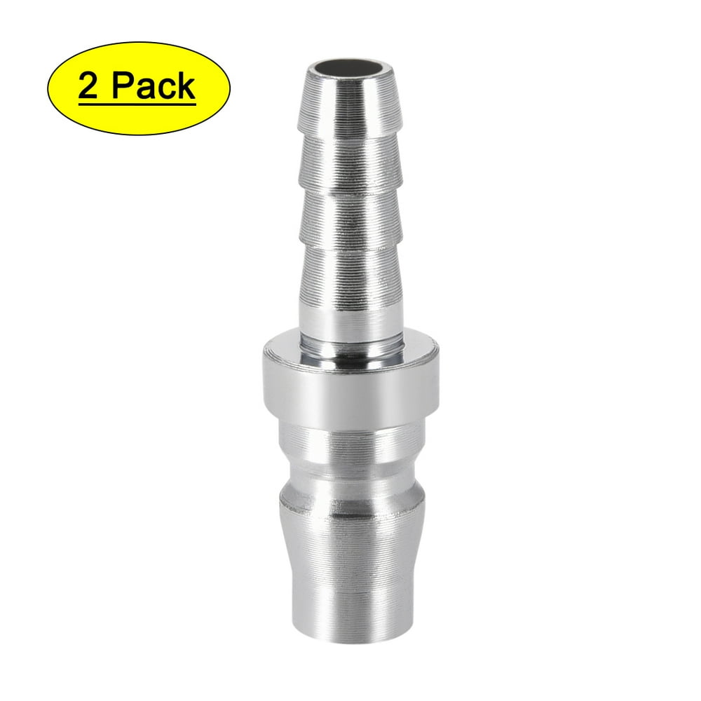 Uxcell 1/2" Male Quick Disconnect 8mm Barb Hose Air Hose Fitting 2 Pack