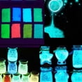 thumbnail image 1 of Fluorescent Sand Wish Bottle DIY Luminous Powder night glowing powder Resin Particle Glow In The Dark Sand, Yellow, 1 of 8