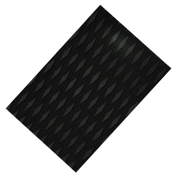Non-slip EVA Surfboard Surf Traction Pad Bar grip cushion Tail Pad 30x21 cm black